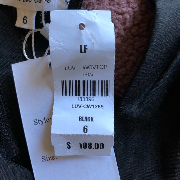 NWT- Faith In Love Zip Back Cut Out Crop Top- Size 6 - Picture 5 of 13